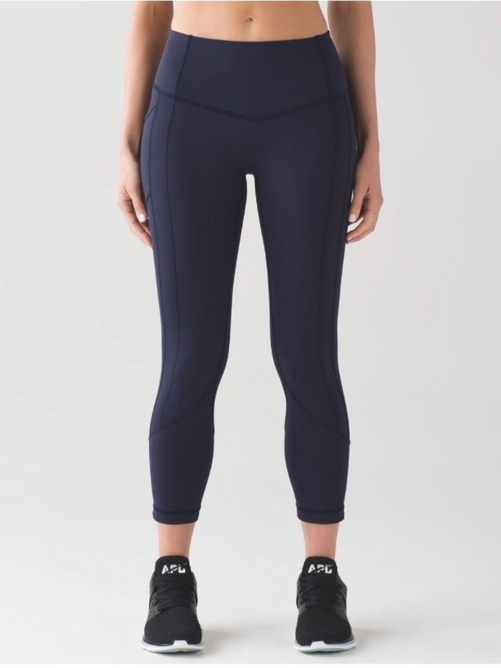 Lululemon All The Right Places Crop II 23” Midnight Navy Sz. 6